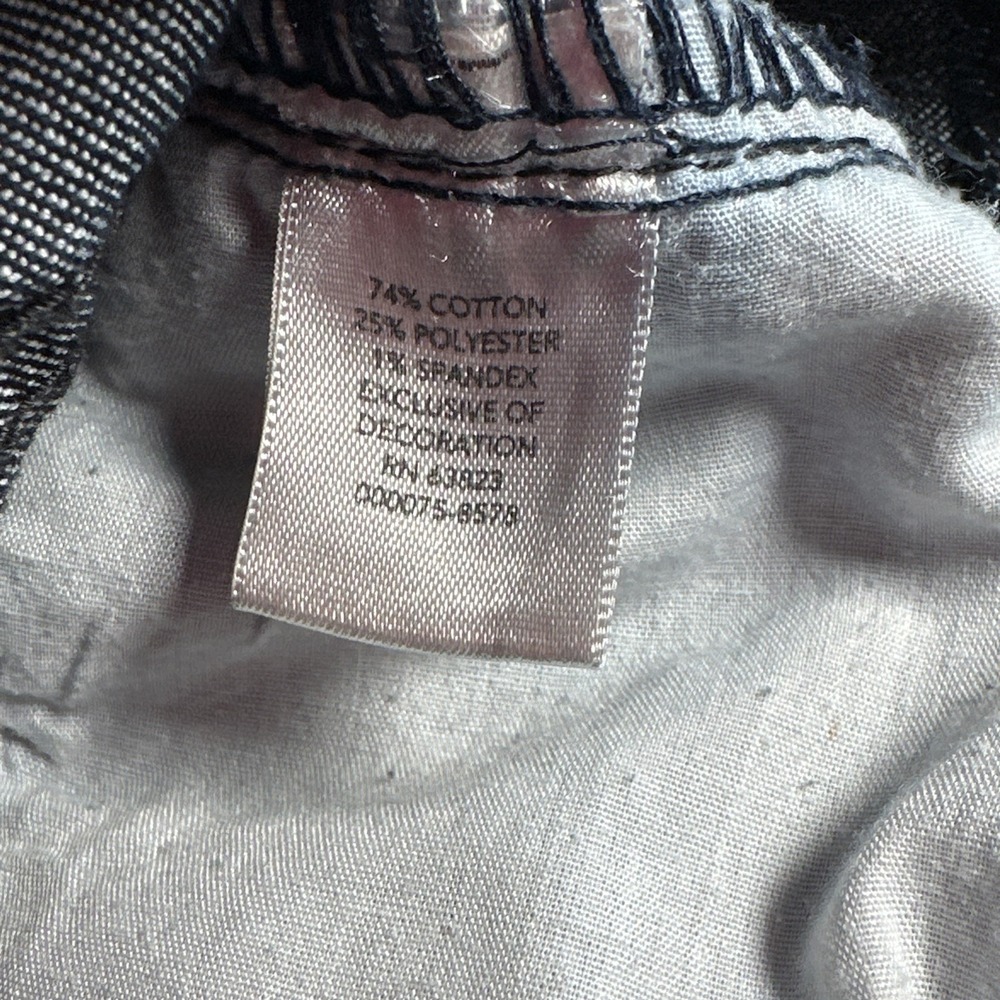 CJ Banks Women Denim Mod Curvy Fit Capri Petite Woman 6P Jeans A1705‎ embroidery - Picture 6 of 14